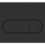 VitrA Loop Round Flush Plate - Matt Black