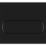 VitrA Loop Round Flush Plate - Gloss Black