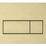 VitrA Loop Square Flush Plate - Brushed Gold