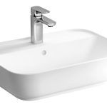 VitrA Geo 600x425mm 1TH Basin w/Overflow - White