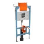 VitrA V-Fix Prime Reduced Height (98cm) WH WC Frame & 3/6L Cistern (Floor/Wall Fix)