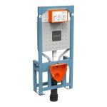 VitrA V-Fix Prime WH WC Frame & 12cm 3/6L Cistern (Floor Fix  Electric & Water Connection)