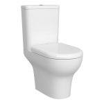 VitrA Zentrum SmoothFlush Open Back Close Coupled Pan Only - White