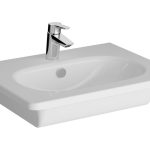 VitrA Zentrum 600x460mm 1TH Vanity Basin w/Overflow - White