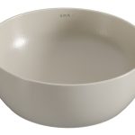 VitrA Outline 405x405mm Recycled 0TH Basin Only - Matt Taupe