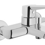 VitrA Solid S Wall Mounted Bath/Shower Mixer - Chrome