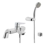 VitrA Solid S Bath/Shower Mixer w/Hand Shower - Chrome