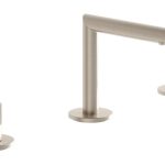 VitrA Origin 3-Hole Basin Mixer - Brushed Nickel