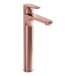 VitrA Root Round Tall Basin Mixer - Soft Copper