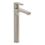 VitrA Root Round Tall Basin Mixer - Brushed Nickel