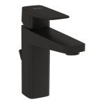 VitrA Root Square Basin Mixer w/Waste Lever - Matt Black