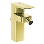 VitrA Root Square Bidet Mixer - Soft Gold