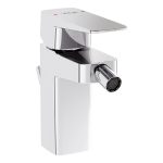 VitrA Root Square Bidet Mixer - Chrome