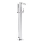 VitrA Root Square Floor Standing Bath/Shower Mixer - Chrome
