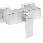 VitrA Root Square Wall Mounted Shower Mixer Valve - Chrome