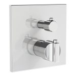 VitrA Suit Integrated Thermostatic Shower Mixer - Chrome