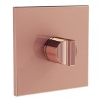 VitrA Suit Wall Mounted 3-Way Diverter - Soft Copper