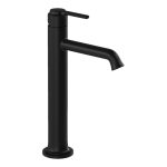 VitrA Origin Classic Tall Basin Mixer (Top Handle) - Matt Black