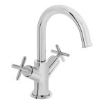 VitrA Origin Classic Basin Mixer (Cross Handles) - Chrome