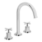 VitrA Origin Classic 3-Hole Basin Mixer - Chrome