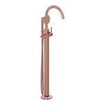 VitrA Origin Classic Floor Standing Bath/Shower Mixer - Soft Copper