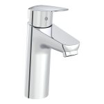 VitrA Flow Round Large Basin Mixer - Chrome