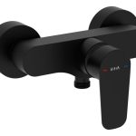 VitrA Flow Soft Wall Mounted Shower Mixer - Matt Black