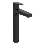 VitrA Flow Square Tall Basin Mixer - Matt Black