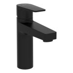 VitrA Flow Square Large Basin Mixer - Matt Black