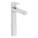 VitrA Flow Square Tall Basin Mixer w/Waste Lever - Chrome