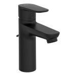 VitrA Flow Soft Large Basin Mixer w/Waste Lever - Matt Black