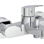 VitrA Flow Round Wall Mounted Bath/Shower Mixer - Chrome