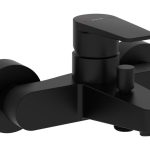 VitrA Flow Square Wall Mounted Bath/Shower Mixer - Matt Black