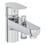 VitrA Flow Soft Monohole Bath/Shower Mixer - Chrome