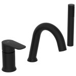 VitrA Flow Soft 3-Hole Bath/Shower Mixer - Matt Black