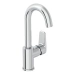 VitrA Flow Soft Swivel Basin Mixer - Chrome