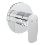 VitrA Flow Soft Integrated Shower Mixer Valve - Chrome