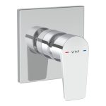 VitrA Flow Square Integrated Shower Mixer Valve - Chrome