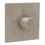 VitrA Root Square 3-Way Diverter - Brushed Nickel