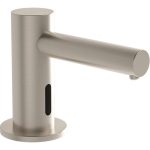 VitrA Origin Touch Free Short Soap Dispenser (Mains) - Brushed Nickel