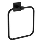 VitrA Root Square Towel Loop - Matt Black