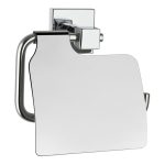 VitrA Q-Line Toilet Roll Holder w/Cover - Chrome