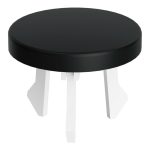 VitrA Basin Overflow Cover - Matt Black
