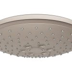 VitrA Bliss 240mm 2-Function Showerhead - Brushed Nickel