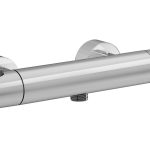 VitrA Aquaheat Wall Mounted Shower Mixer - Chrome