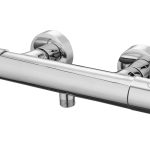VitrA Aquaheat Essential Thermostatic Shower Mixer - Chrome