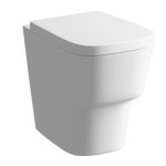 Cove Square Soft Close Toilet Seat - White